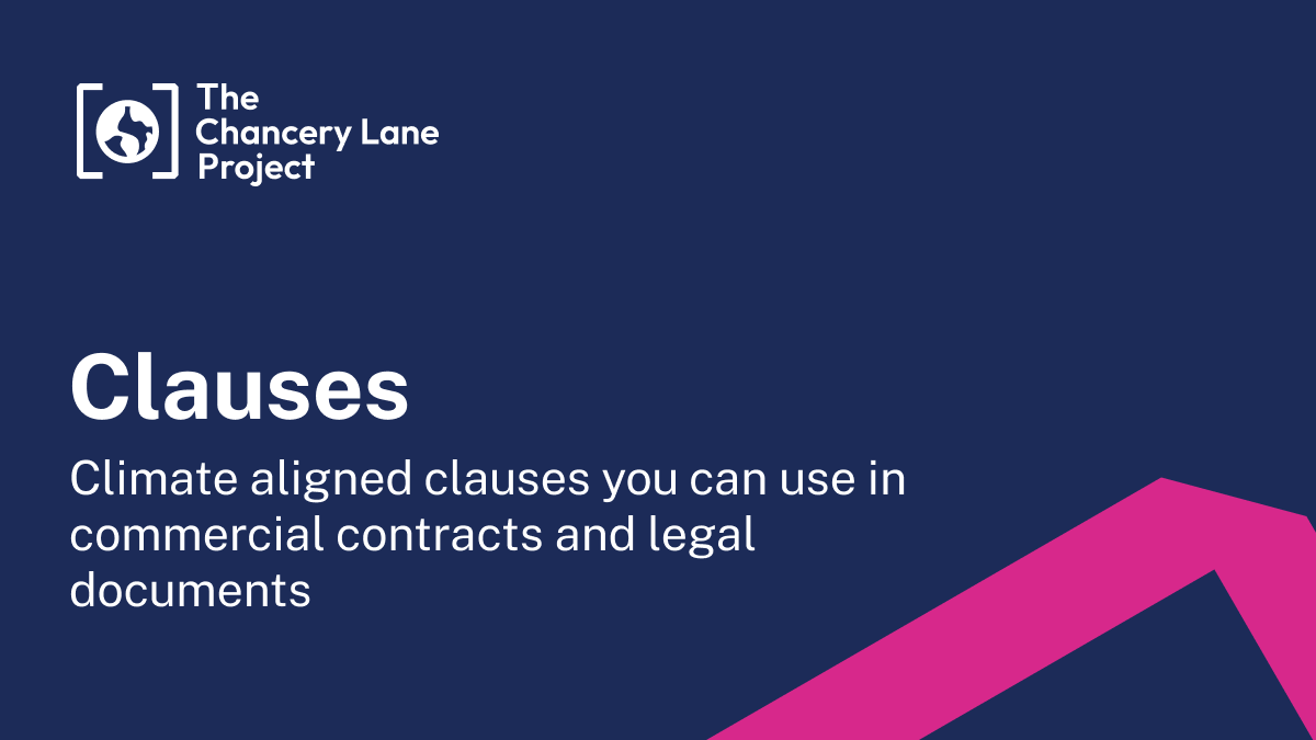 Corporate ESG LDDQuestionnaire The Chancery Lane Project