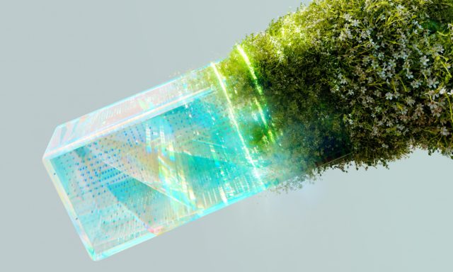 An artist’s illustration of artificial intelligence (AI). This image depicts how AI could be used in the field of sustainability from biodiversity to climate. It was created by Nidia Dias as part of the Visualising AI project launched by Google DeepMind.